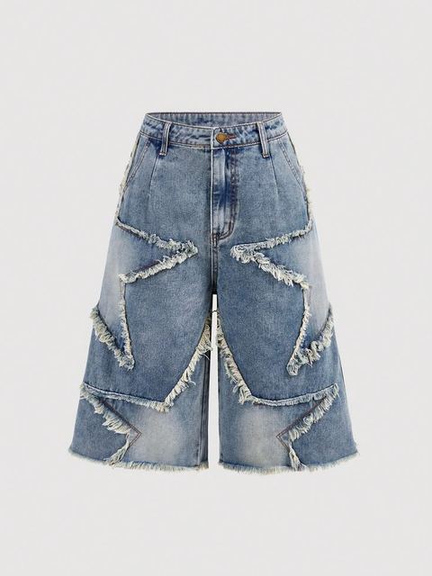 Item No. 23 — Frayed denim shorts