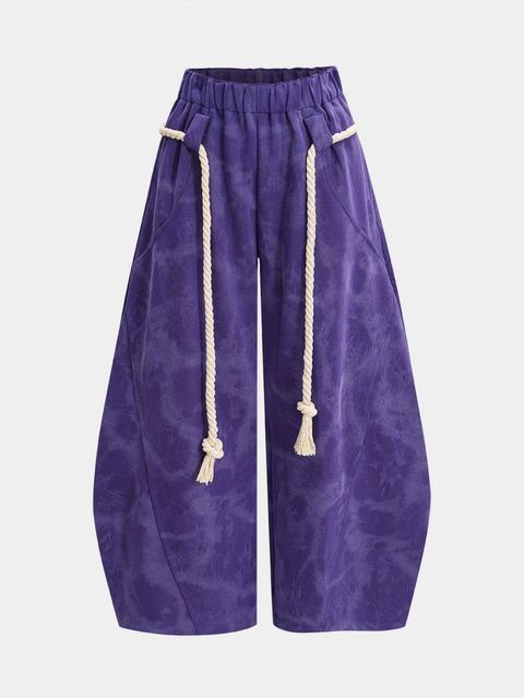 Item No. 26 — Purple drawstring balloon pants